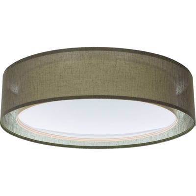 Plafonnier double en tissu rond Puro BPS KONCEPT