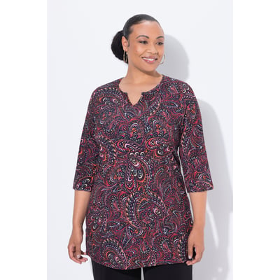 T-shirt long motif cachemire ULLA POPKEN