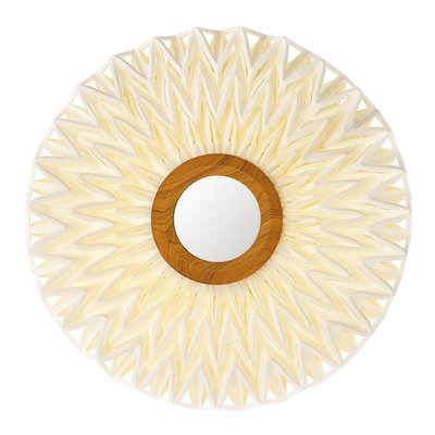 Applique en tissu cassé avec miroir NOW'S HOME