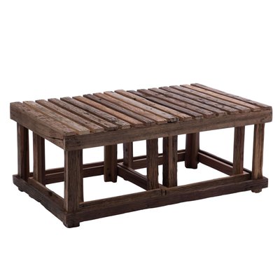 Tables basses gigognes en bois recyclé L100 (set de 3) - IRATY AMADEUS