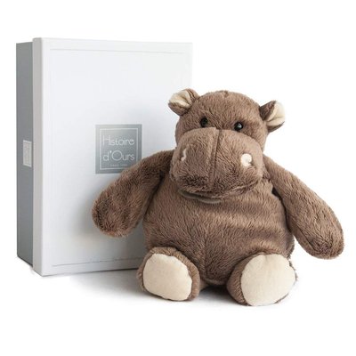 Peluche Hippopotame marron 14 cm HISTOIRE D'OURS