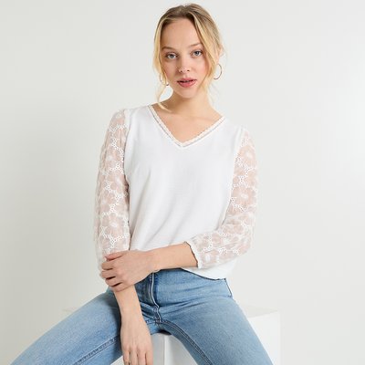 Blouse à manches fantaisie GRAIN DE MALICE