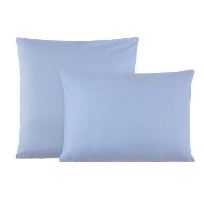 Lot de 2 taies d'oreillers coton jersey DOUCEUR LINANDELLE