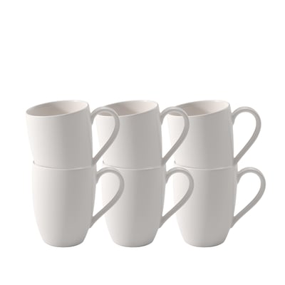 Mug Set 6Pcesec BASIC WHITE VIVO - VILLEROY & BOCH GROUP