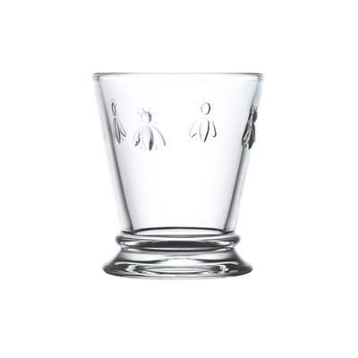 Coffret de 4 verres à eau bord or, ABEILLE LA ROCHERE