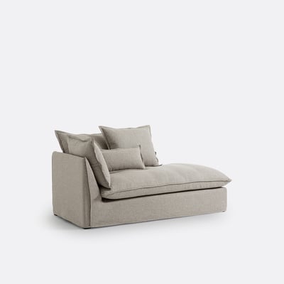 Méridienne, déhoussable, en polyester, ODNA LA REDOUTE INTERIEURS