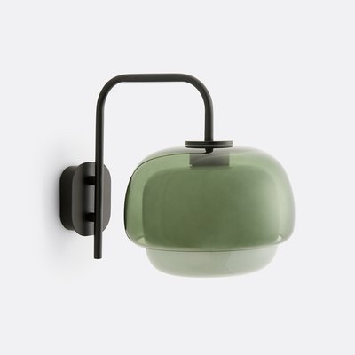 Wandleuchte Kinoko, farbiges Glas und Stahl LA REDOUTE INTERIEURS