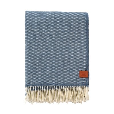 Plaid laine mérinos doux  Hugo KLIPPAN