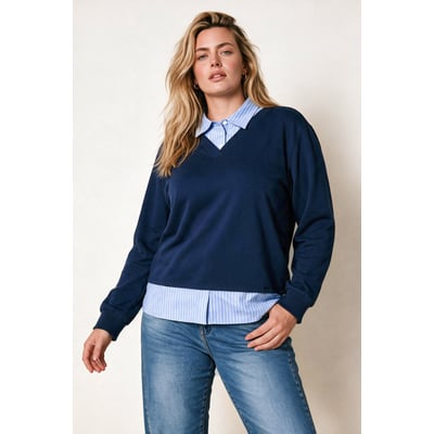 Sweat-shirt, effet de superposition ULLA POPKEN