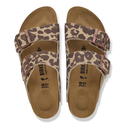 Mules de ante con doble correa Arizona Rivet BIRKENSTOCK