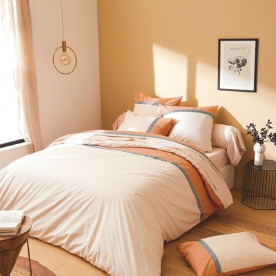 Parure de lit Macassar Cognac Tradilinge TRADILINGE