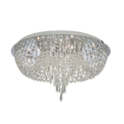 Plafonnier Crisslet 10x1,5W G4 Chrome BOUTICA-DESIGN
