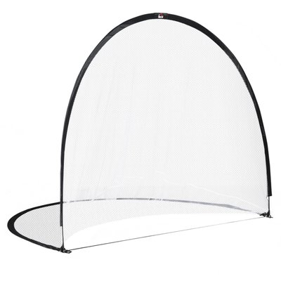But de football pliable pop up - sac rangement, piquets inclus - noir HOMCOM