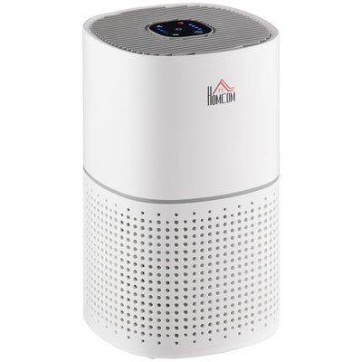 Purificateur d'air 50 W 4 vitesses filtre HEPA, charbon actif HOMCOM