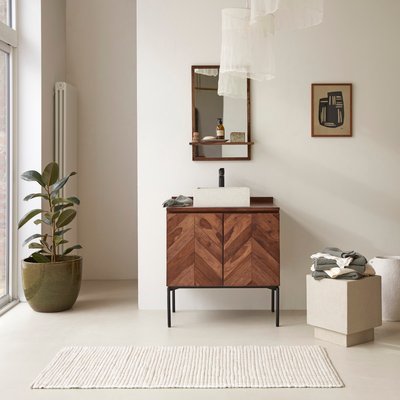 Meuble de salle de bain en palissandre massif 80 cm ISMAËL TIKAMOON