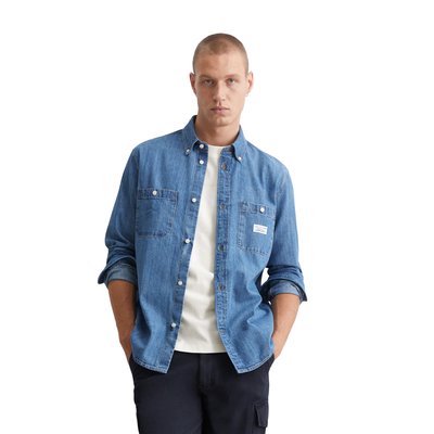 Chemise en jean regular avec col boutonné MARC O’POLO DENIM