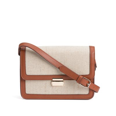 Сумка из двух материалов LA REDOUTE COLLECTIONS