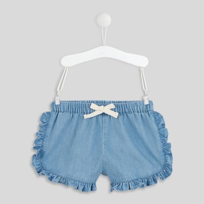 Short en chambray en coton BIO BOUT'CHOU