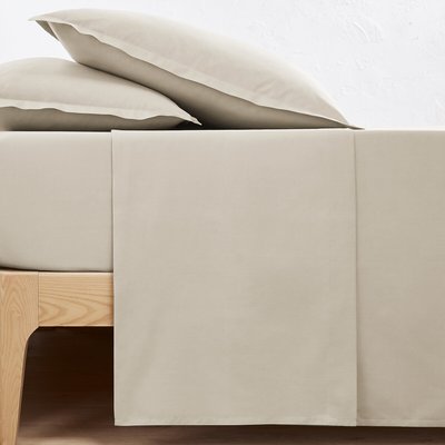 Drap plat uni en percale de coton bio Scenario LA REDOUTE INTERIEURS