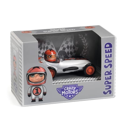 Silver Super Speed Crazy Motors - DJECO