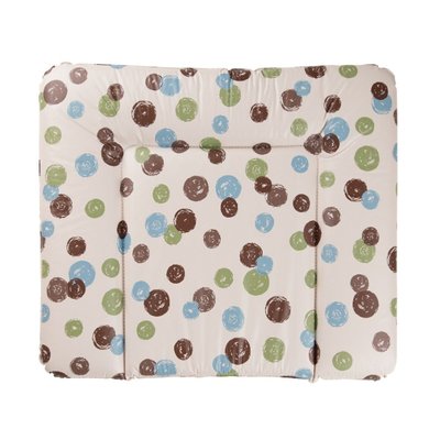Grand matelas à langer avec protection tête 85 x 75 cm quadrillé GEUTHER