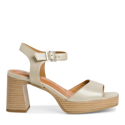 Sandales à talons, cuir suédé TAMARIS