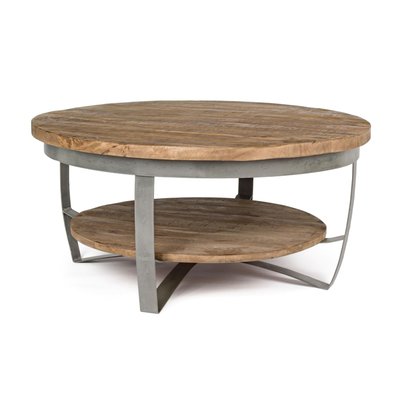 Table basse en bois et métal - COSTALE HELLIN, DEPUIS 1862