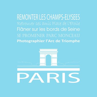 Tableau Mural Paris Arc De Triomphe RÉGIONALISME CEANOTHE