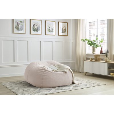 Pouf tissu imitation fourrure, VOLTAIRE BOBOCHIC