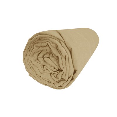 Drap housse en lin lavé bonnet 35cm, RÊVE DE LIN BLANC CERISE
