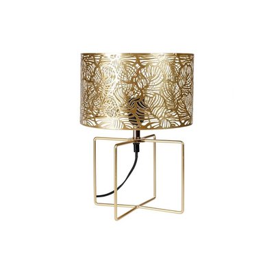 Lampe Métal Ajouré Calathéa Doré DECORATIE