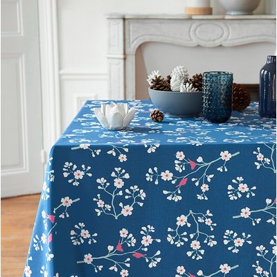 Nappe enduite ronde ou ovale CERISIER FLEUR DE SOLEIL