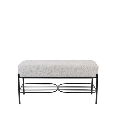 Banc en tissu et métal - MILOU DRAWER