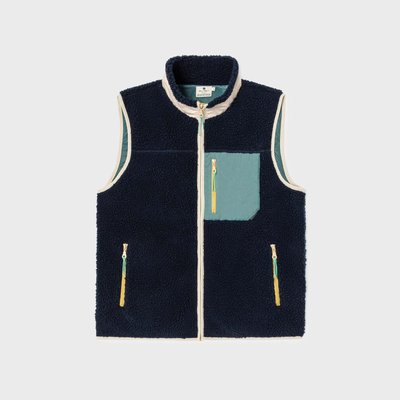 Veste sherpa zippée sans manches BILLYBELT