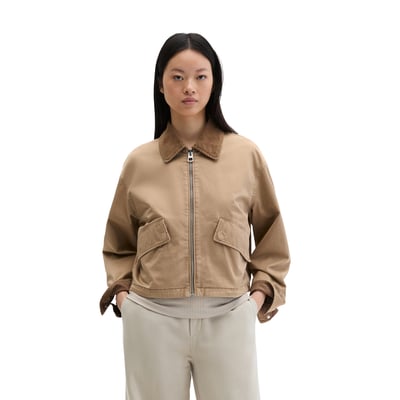 Barnjacket garment-dyed régulier en sergé de coton organique MARC O'POLO