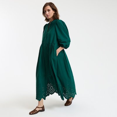 Broderie Anglaise Maxi Dress LA REDOUTE COLLECTIONS