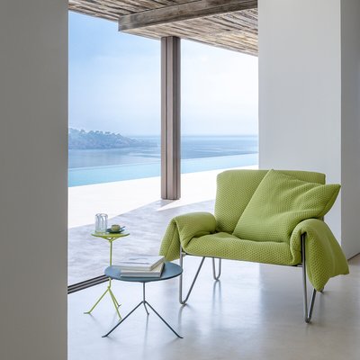 Sessel Nomad, Reliefgewebe und Stahl OTTO STUDIO FOR AM.PM