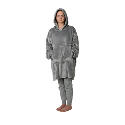 Poncho polaire enfant à capuche doux & chaud GINGER SENSEI MAISON
