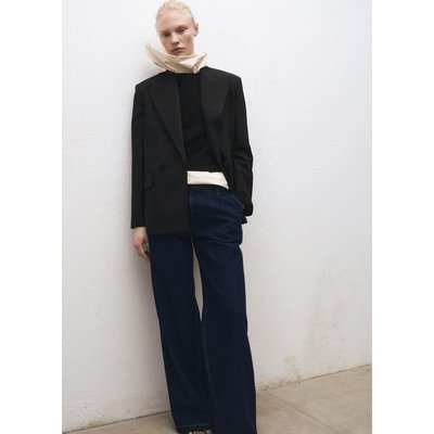 Blazer costume laine mélangée MANGO
