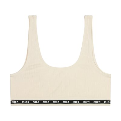 Brassière fille en tissu côtelé Icons Seamless DIM