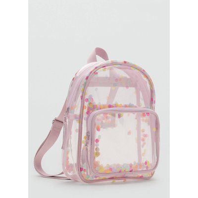 Sac à dos transparent confetti MANGO KIDS