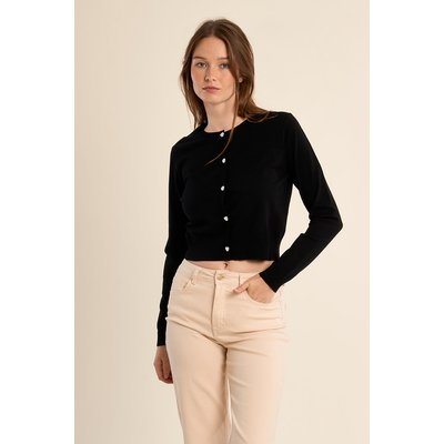 Gilet boutonné, détails cœurs MOLLY BRACKEN