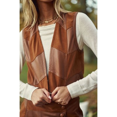 Veste sans col uni FANNY LA PETITE ETOILE