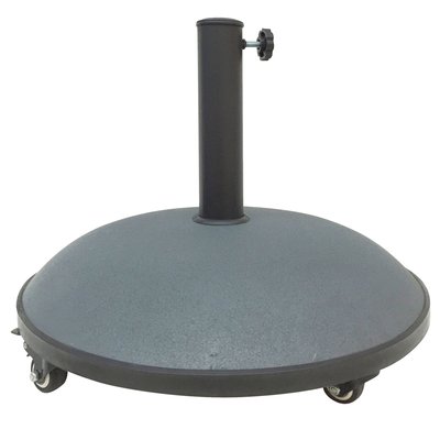 Pied de parasol ciment sur roues 25kg WADIGA