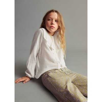 Jeans culotte à fleurs MANGO KIDS