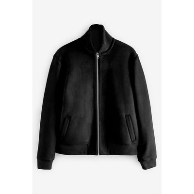 Veste aspect daim zippée doublée NEXT