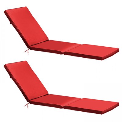 Lot de 2 coussins pour bain de soleil PICCHU OVIALA