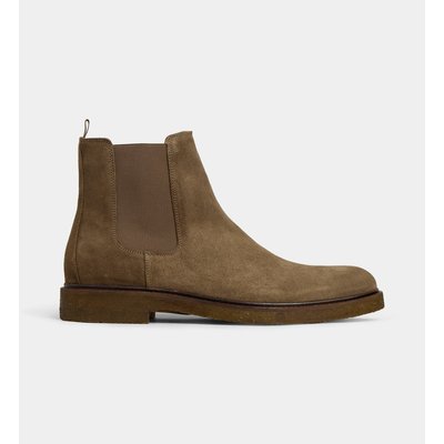 Boots Chelsea Loic En Cuir Velours COMPTOIR GL