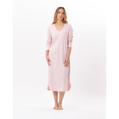 Chemise de nuit manche longue La Redoute