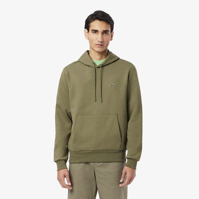 Felpa con cappuccio in cotone LACOSTE